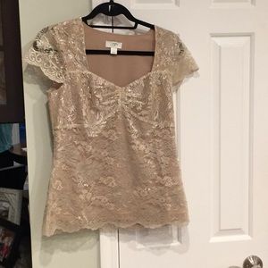 Loft Women’s Gold Top